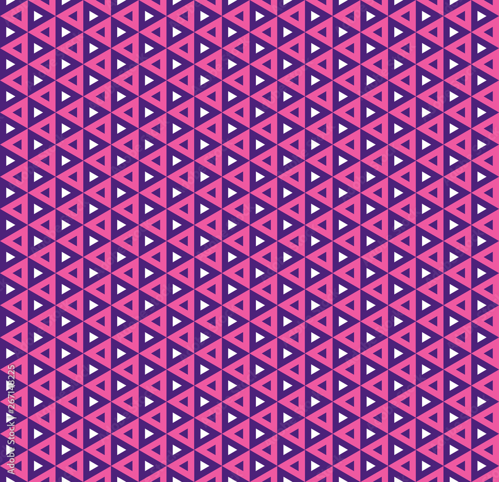 Seamless abstract geometric triangle pattern background. 