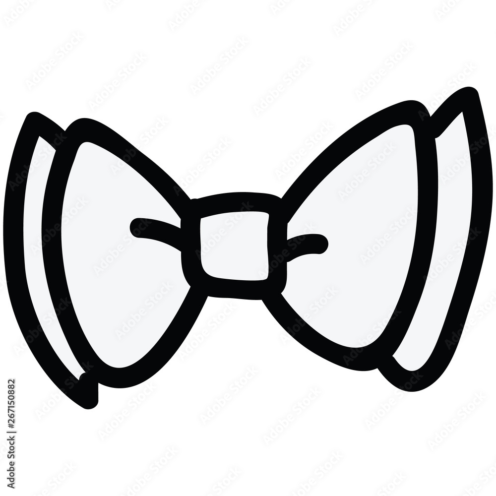 gift bow clip art black and white