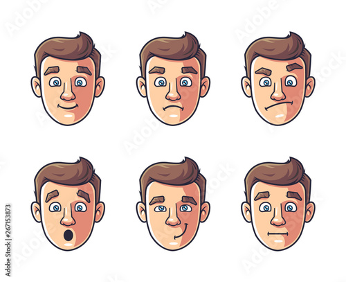 emotions of one character