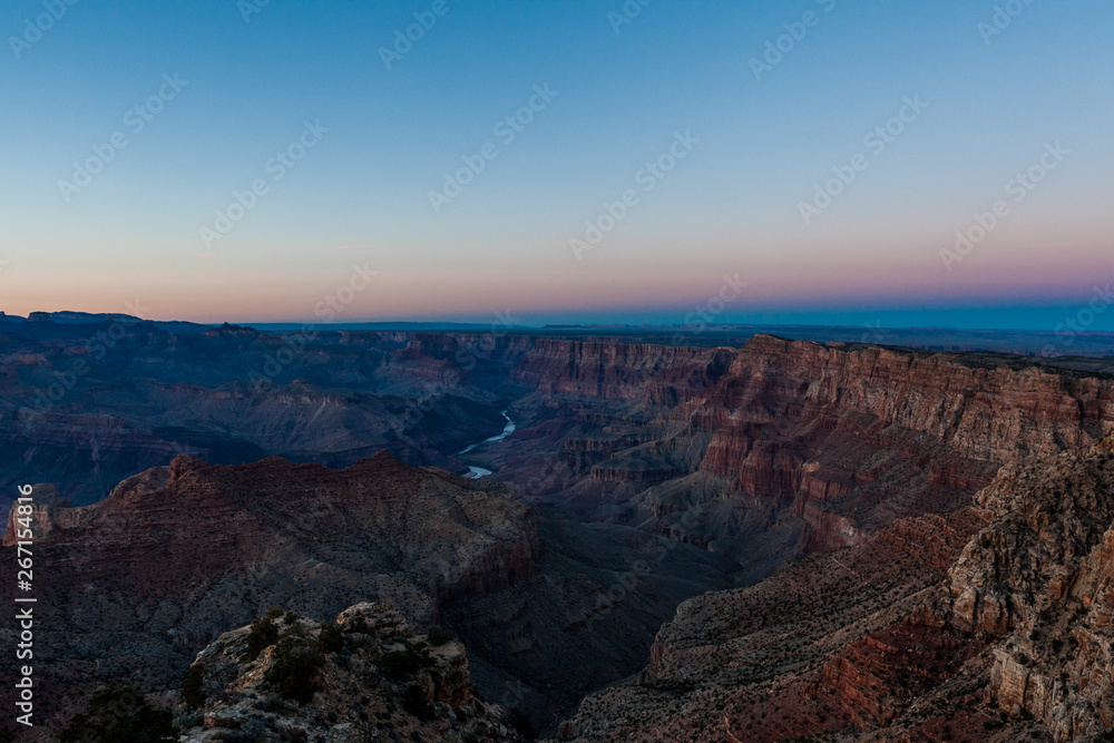 Grand Canyon at dusk