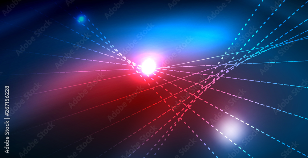 Color neon lights with waves abstract background Color neon lights with waves abstract background