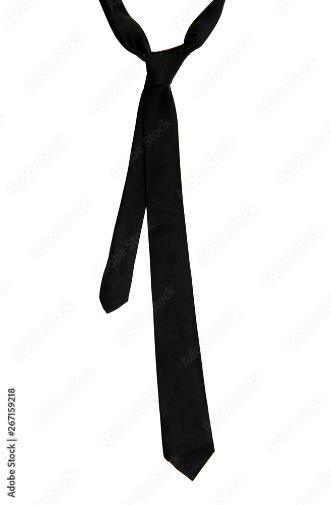 Black tie isolated on the white background Black tie isolated on the white background