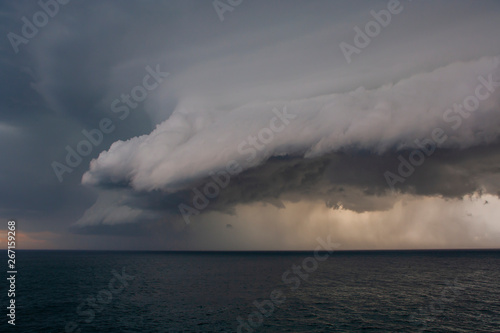 Dramatic Afternoon Storm over the Ocean  © Paul