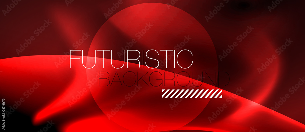 Neon color wave lines abstract background, magic techno futuristic light Neon color wave lines abstract background, magic techno futuristic light