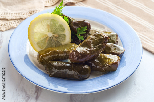 Yaprak Dolma  Stuffed Grape Leaves