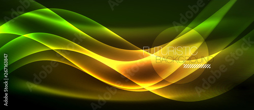 Neon light waves