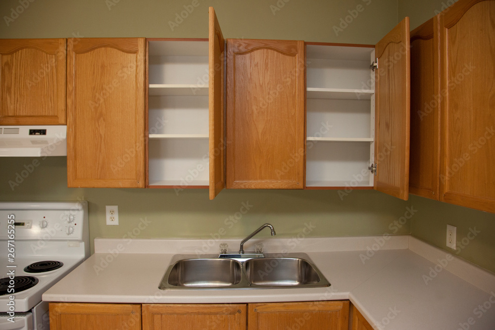 Kitchen sink and cupboard Kitchen sink and cupboard