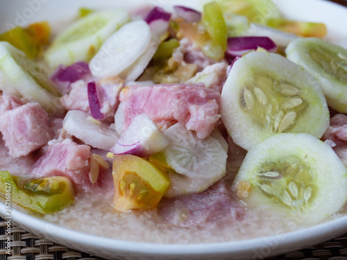 Фотография Filipino food, kinilaw na tuna