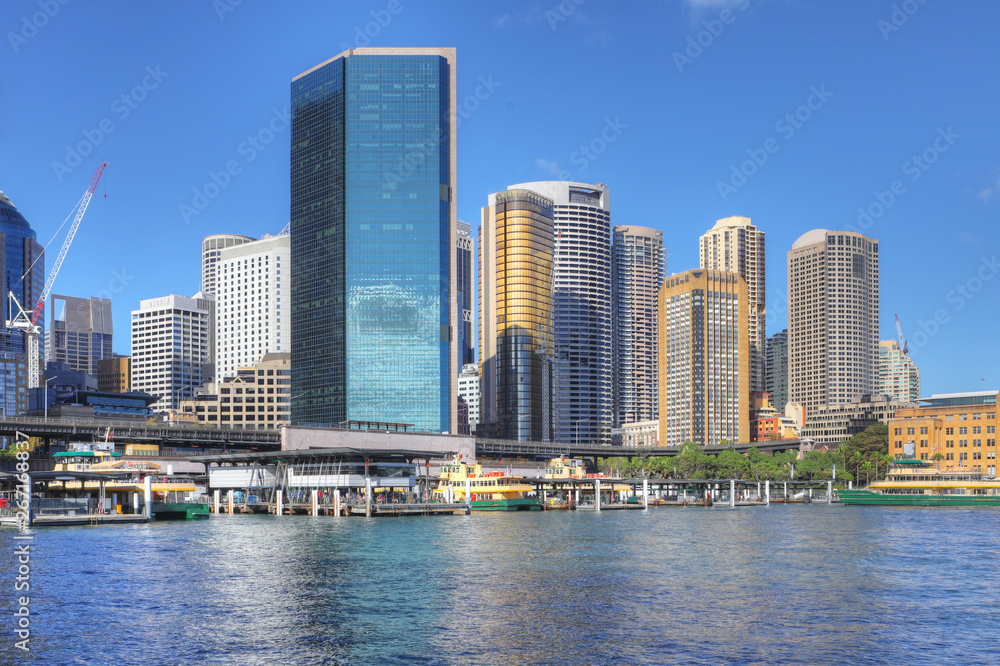 Sydney, Australia downtown on beautiful day