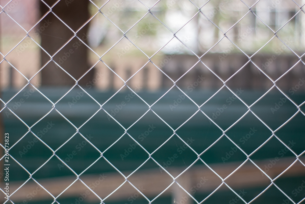 Metal mesh fence as background Metal mesh fence as background