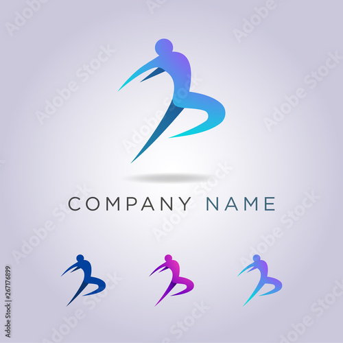 logo templates people are jumping your business and company