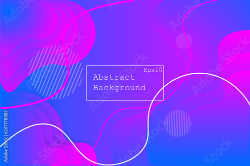 Geometric background with Dynamic shapes composition. eps 10