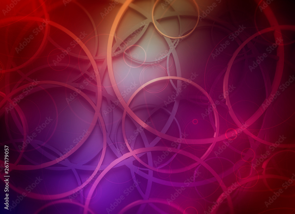 Abstract geometry. Circle shapes chaotic pattern. 3D rendering Abstract geometry. Circle shapes chaotic pattern. 3D rendering