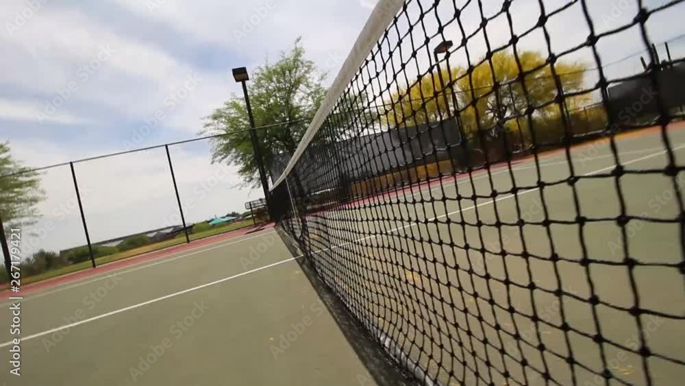 Tennis Court Spin with Palo Verdes in Bloom Tennis Court Spin with Palo Verdes in Bloom