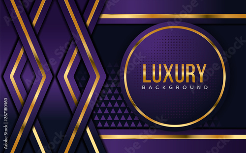 luxury purple background with overlap layer