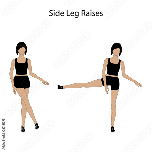 Side leg raises exercise