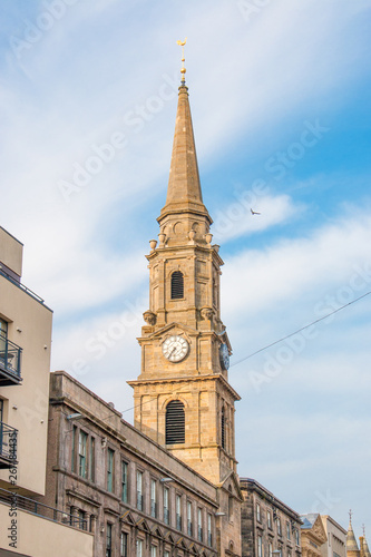 The Steeple of Inverness Tollbooth Inverness (Inbhir Nis) at Loch Ness Highlands Scotland