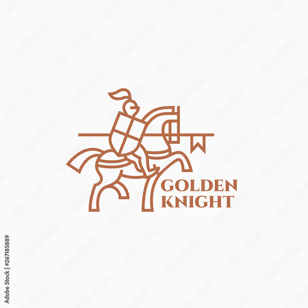 Golden knight logo Golden knight logo