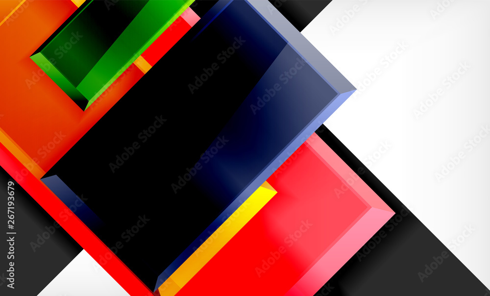 Color squares futuristic abstract background Color squares futuristic abstract background