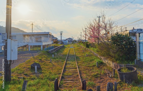 train on railway