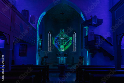 Altar beleuchtet photo