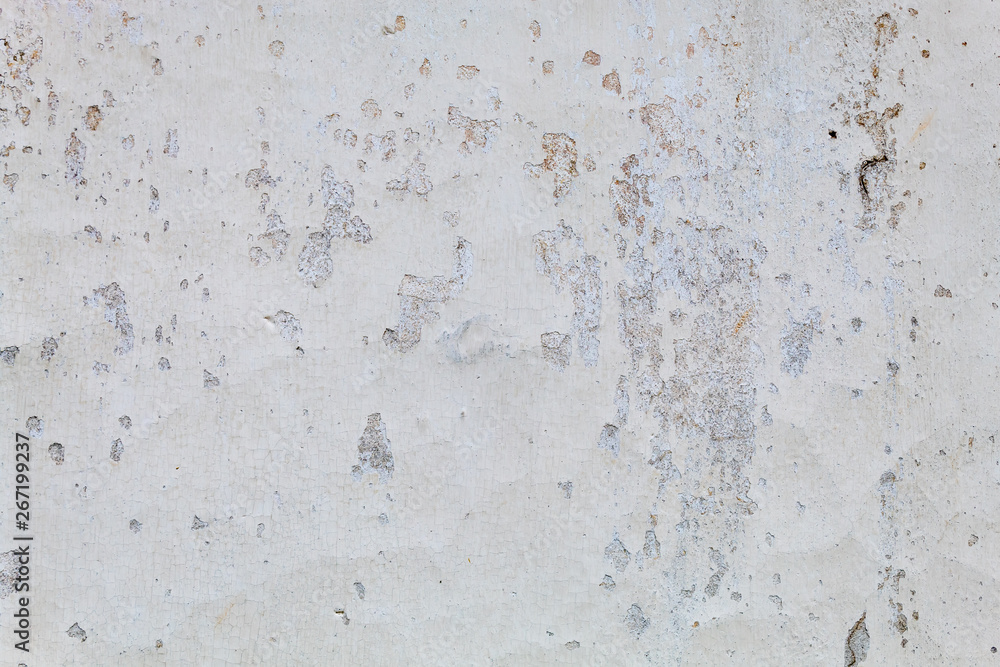 Old Weathered White Painted Wall Texture 