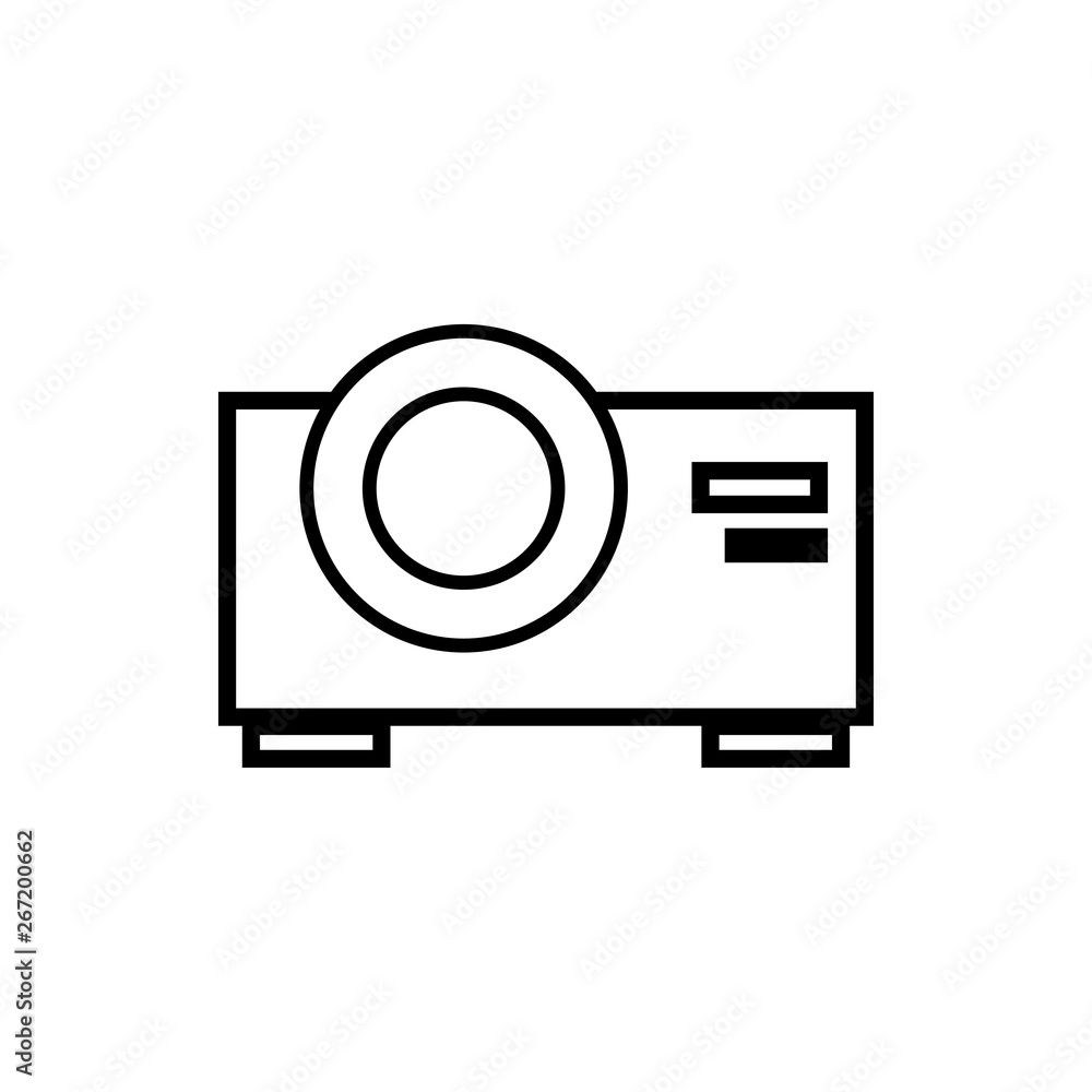 Projector cinema graphic design template vector Projector cinema graphic design template vector