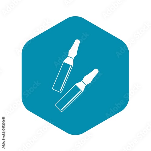 Iodine sticks icon. Simple illustration of iodine sticks vector icon for web