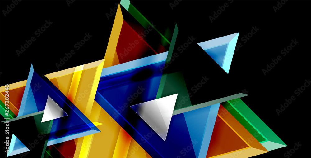 Triangle abstract background Triangle abstract background