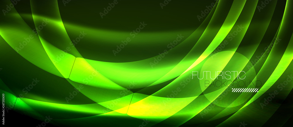 Neon light waves Neon light waves