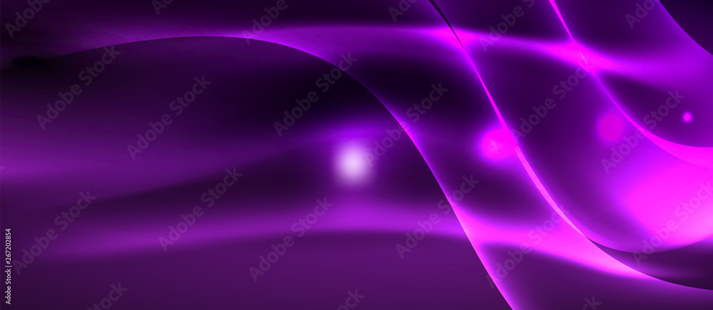 Neon light waves Neon light waves