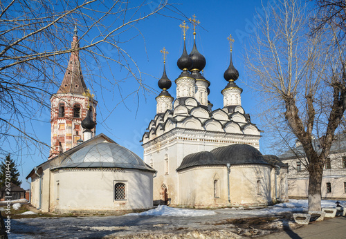 Church of Antipas of Pergamon and Lazarev Church in Suzdal. photo