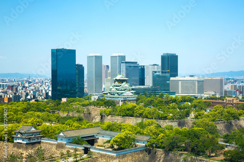 2019年5月:大阪城と周辺の町並み