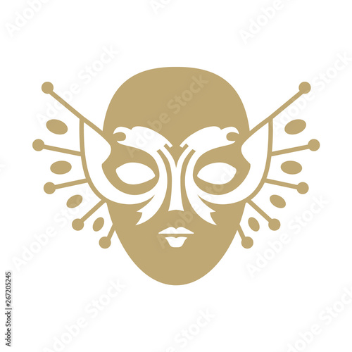Pictogram of the Russian National Theater Award and the Golden Mask Festival.