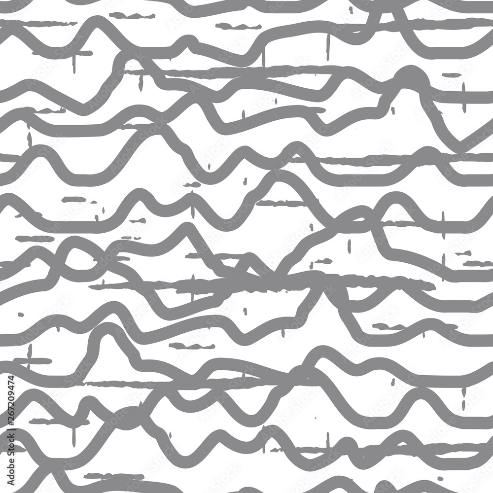 Abstract wavy line pattern, seamless vector geometric background. Abstract wavy line pattern, seamless vector geometric background.