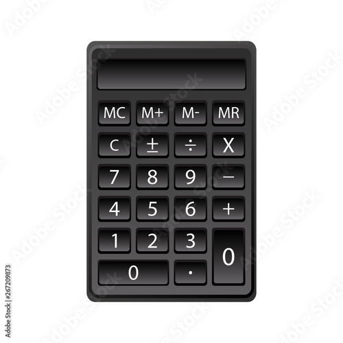 Black Calculator - Illustration