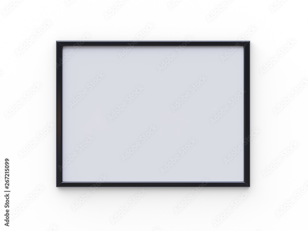 Empty whiteboard (magnetic board) isolated on white. Mockup template- 3D rendering Empty whiteboard (magnetic board) isolated on white. Mockup template- 3D rendering