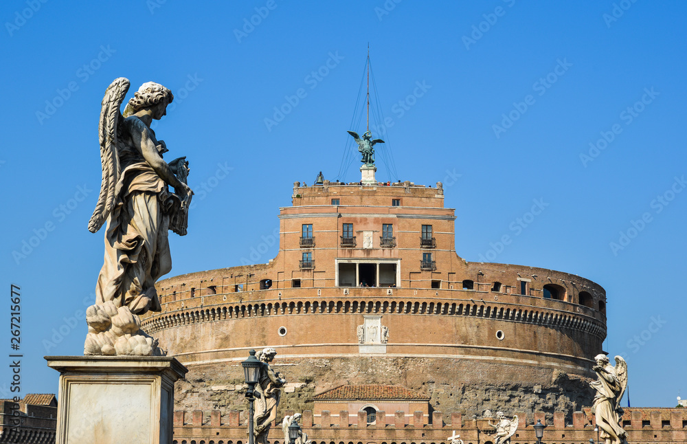 Obraz premium Castle of San Angelo in Vatican