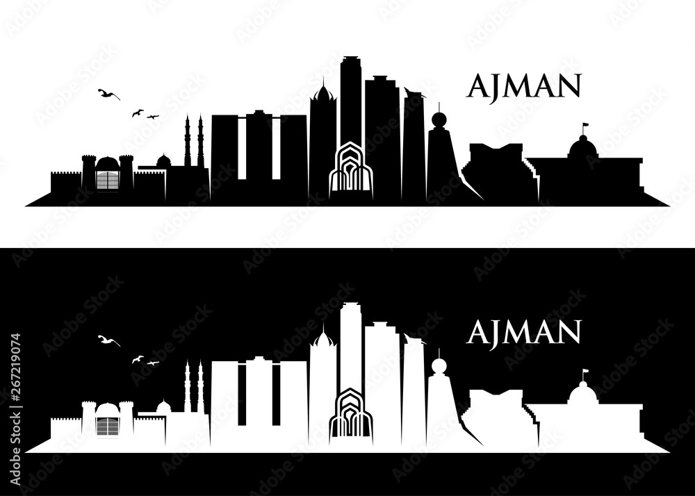 Ajman skyline - UAE - United Arab Emirates