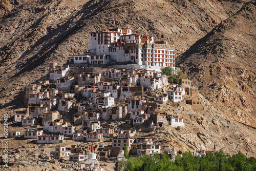 Chemre gompa Buddhist monastery in Ladakh, India photo