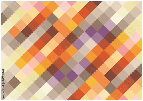 Color abstract bright color harmony squares background