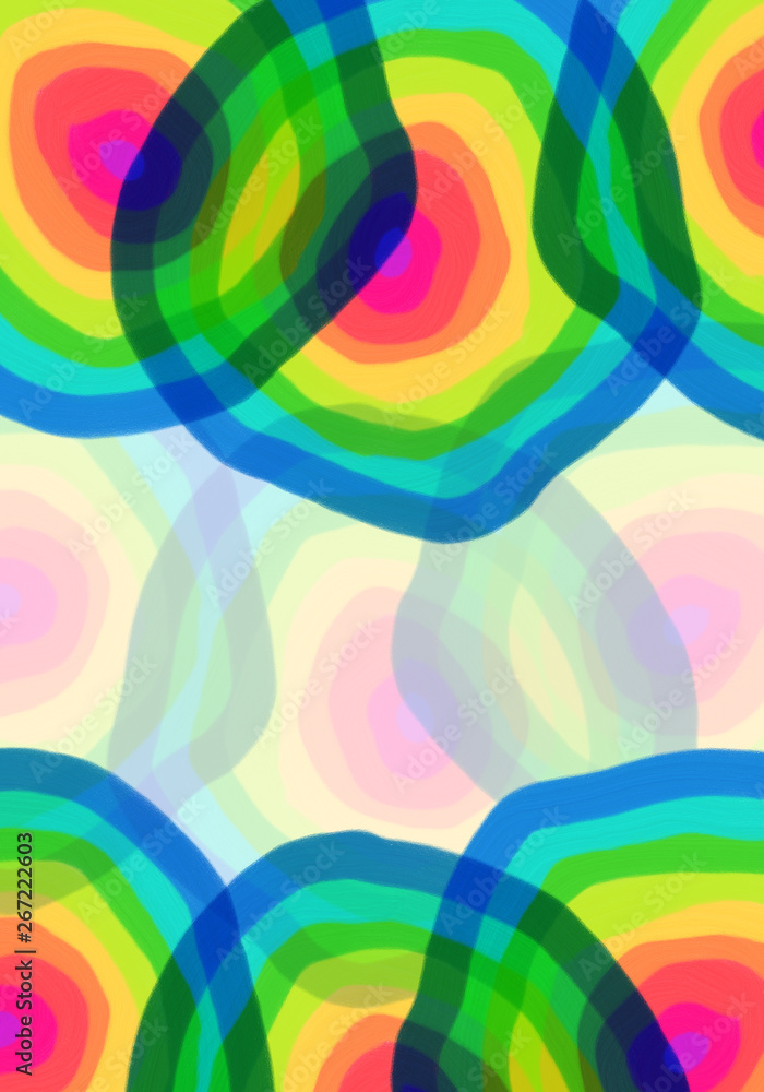 Abstract colorful rainbow circle illustration Abstract colorful rainbow circle illustration