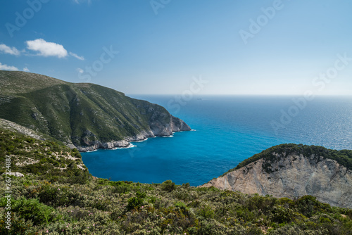 View of the cliffs near Shipwreck Cove