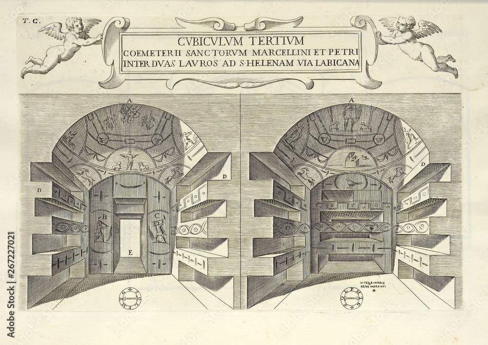 Obraz premium Christian illustration. Old image