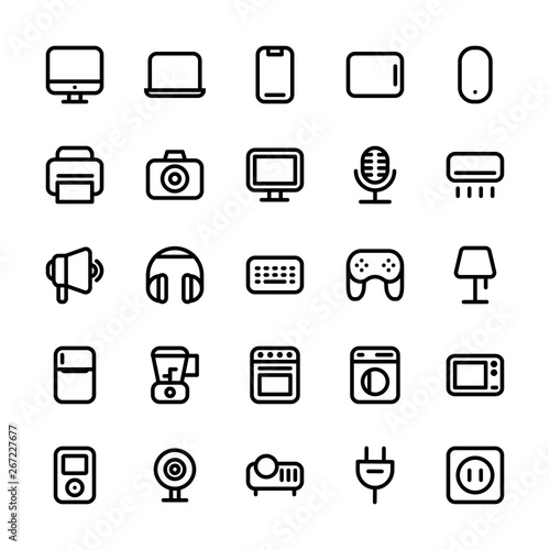 Electronic Line Icon