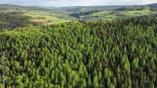Obersinn in Bayern aus der Luft