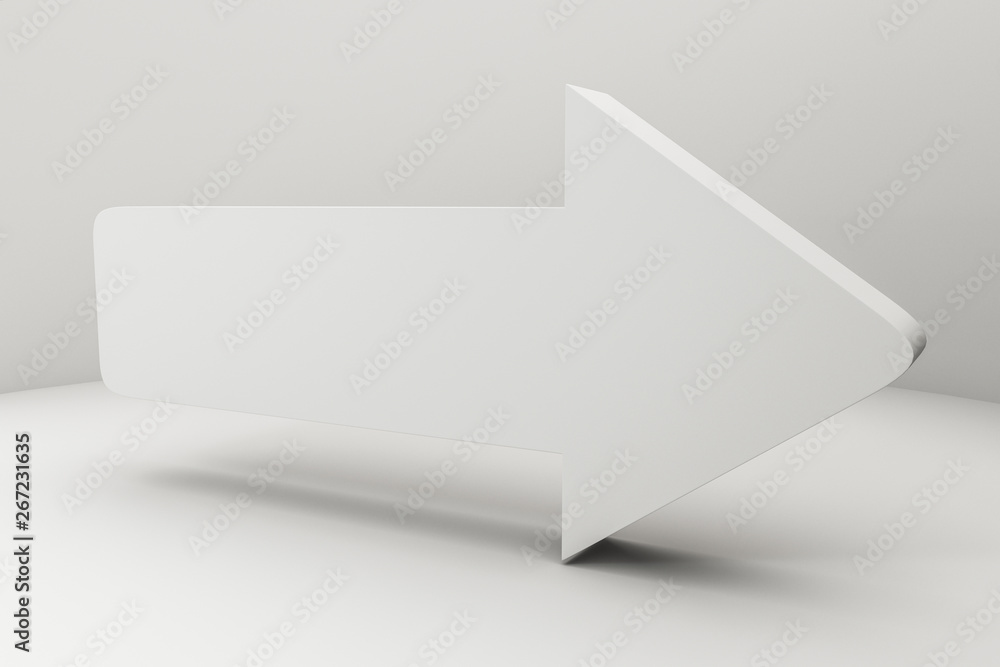 3d rendering, 3d model of arrow, the concept of development and direction 3d rendering, 3d model of arrow, the concept of development and direction