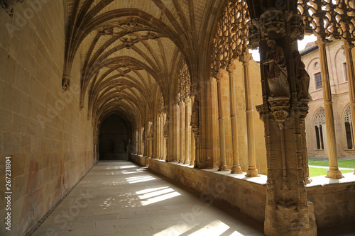 Claustro del Monasterio de Santa María La Real, Nájera, La Rioja.