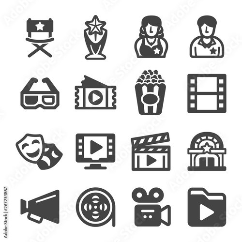 movie icon set