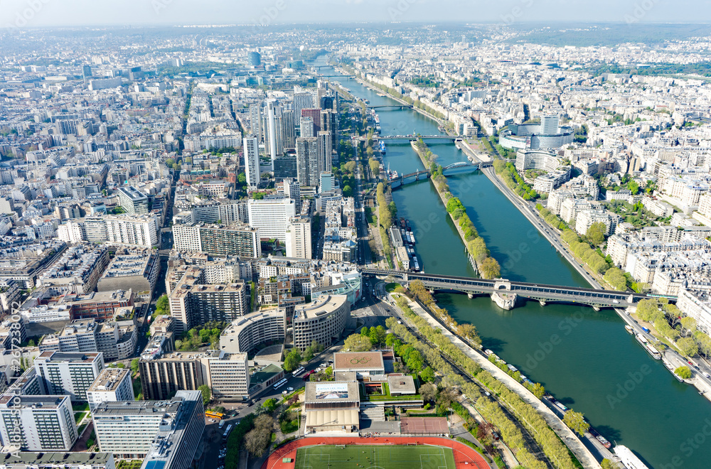 Fototapeta premium Paris - Stadtpanorama